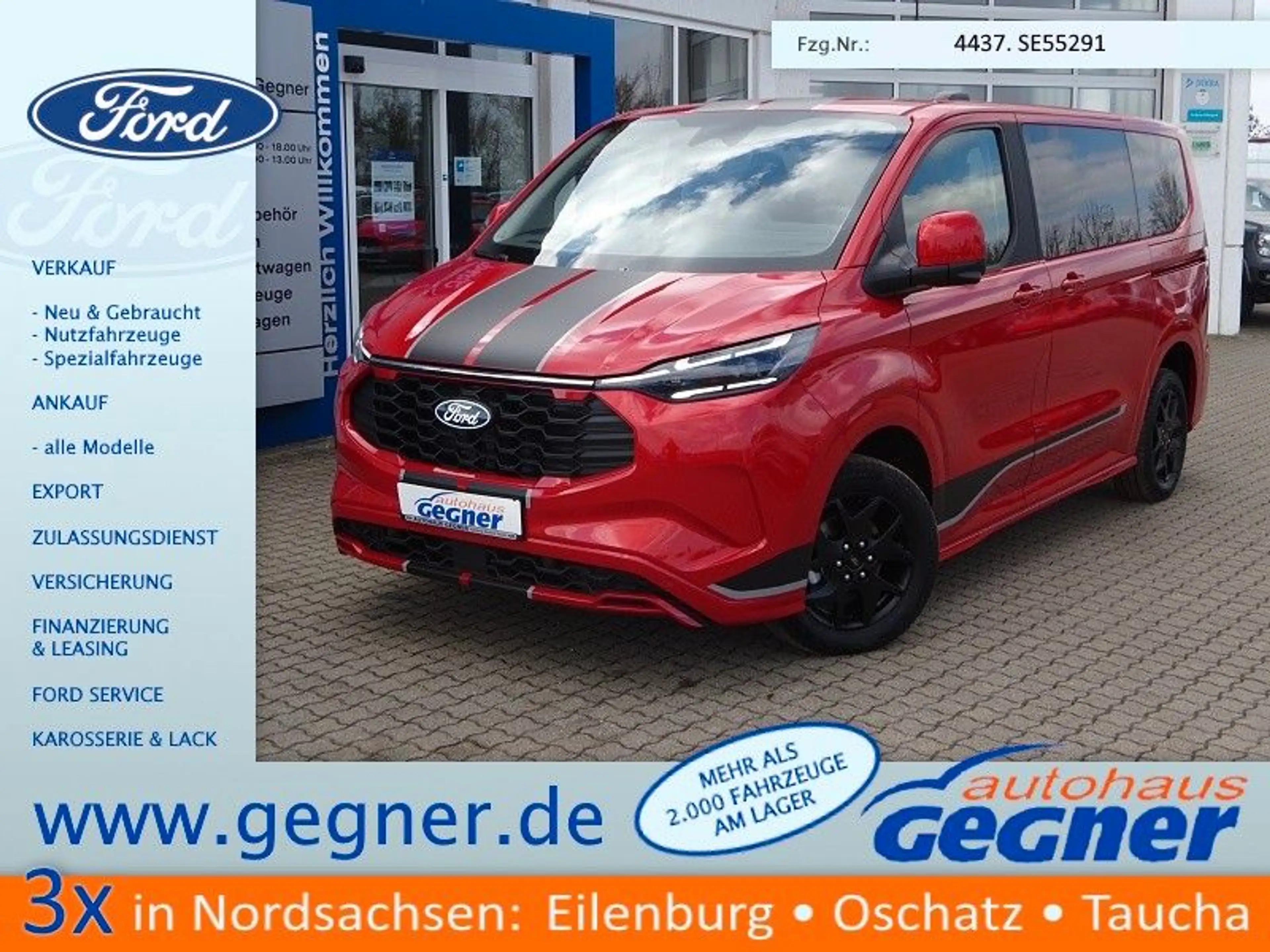 Ford Tourneo Custom L1 Sport PHEV AHK Exklusiv 360Kam