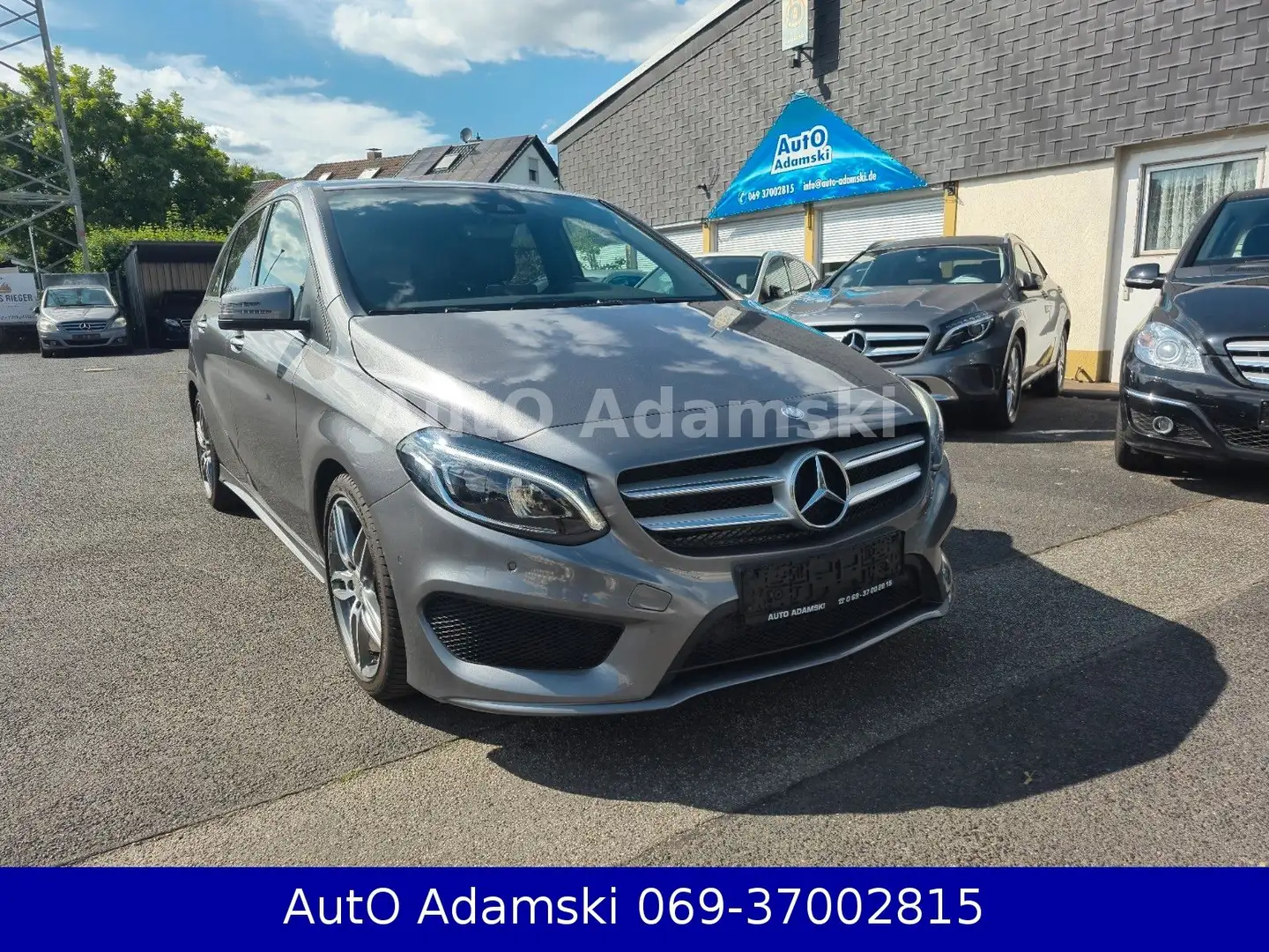 Mercedes-Benz B 200 7G-DCT AMG Line 1.Hand LED IHC 56tkm Navi Grigio - 1