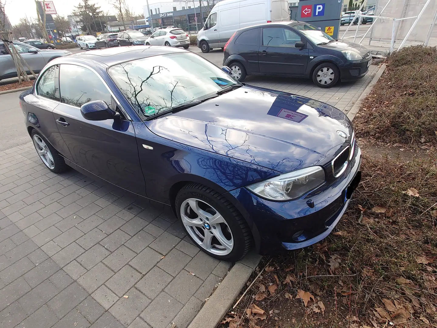 BMW 123 1er Coupe Diesel 123d Coupe Aut. Modrá - 2