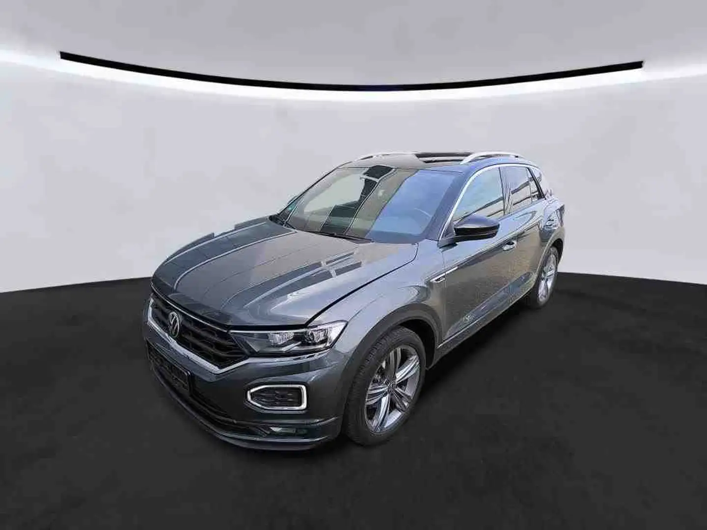 Volkswagen T-Roc T-ROC 1.5 TSI DSG R-LINE*AHK*KAMERA*NAVI*KLIMA*P Grau - 2