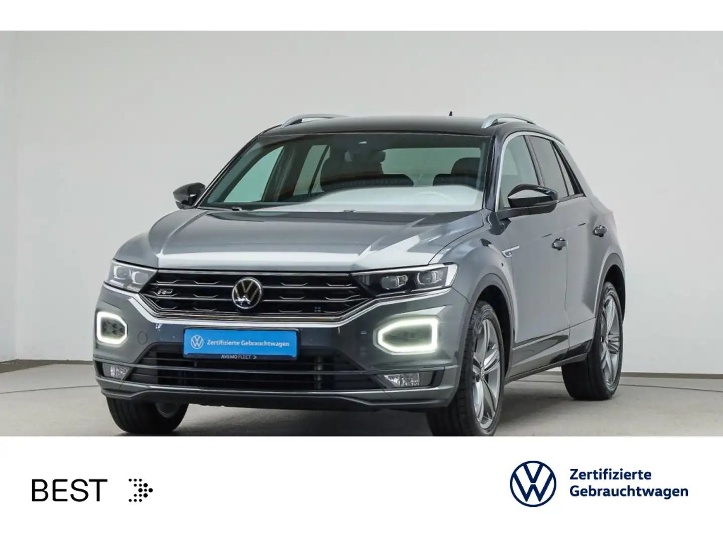 Volkswagen T-Roc T-ROC 1.5 TSI DSG R-LINE*AHK*KAMERA*NAVI*KLIMA*P Gris - 1