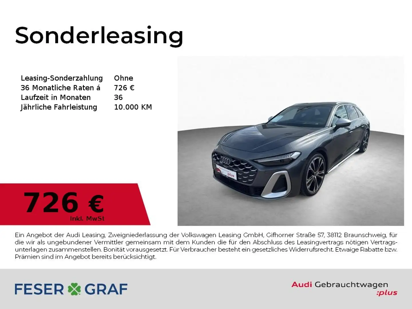 Audi S5 Avant 3.0 TFSI qu. -Matrix LED - KAMERA - ACC Grau - 1