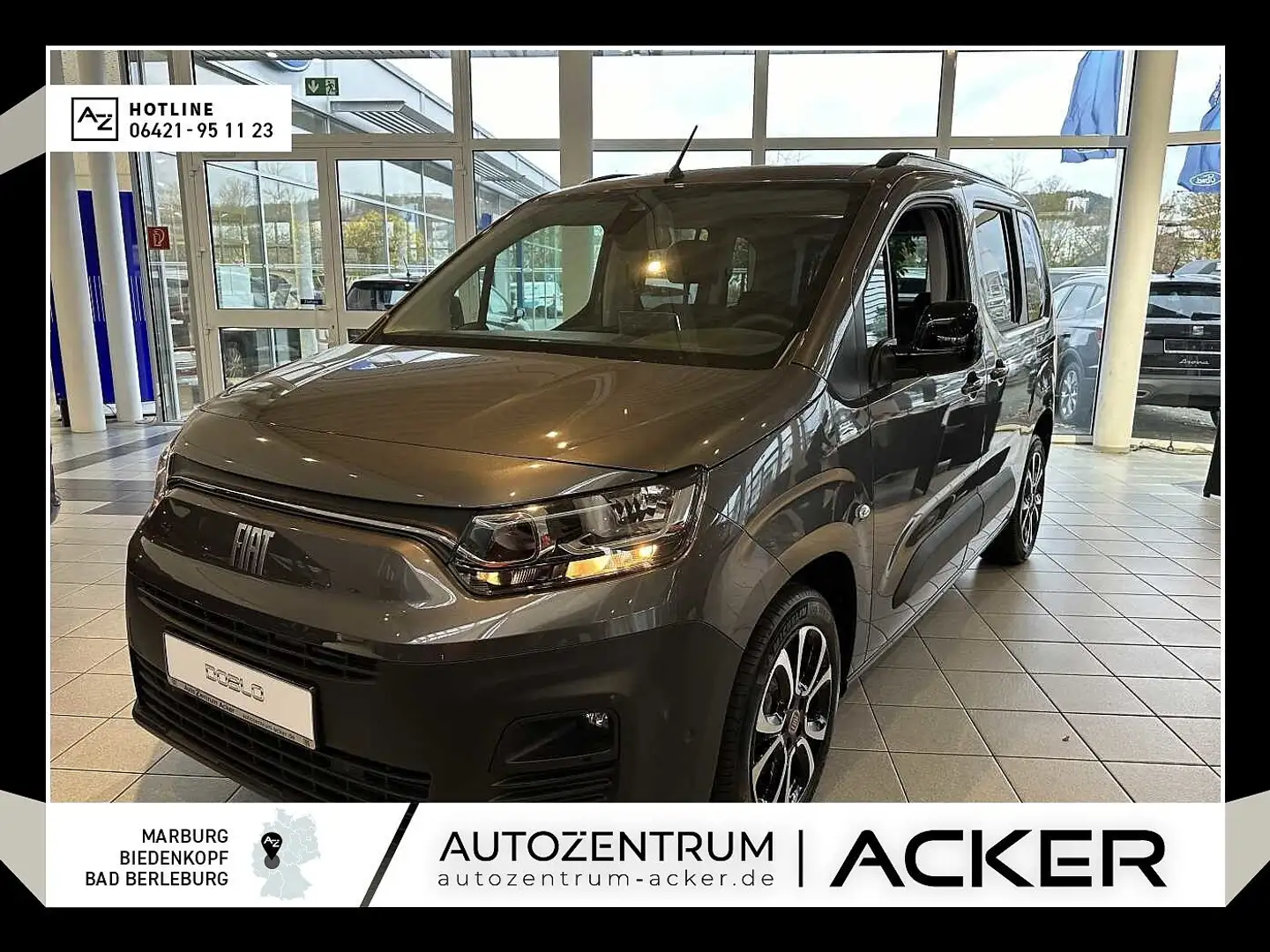 Fiat E-Doblo L1 50 kWh Magic Top RFK -42%* Gris - 1