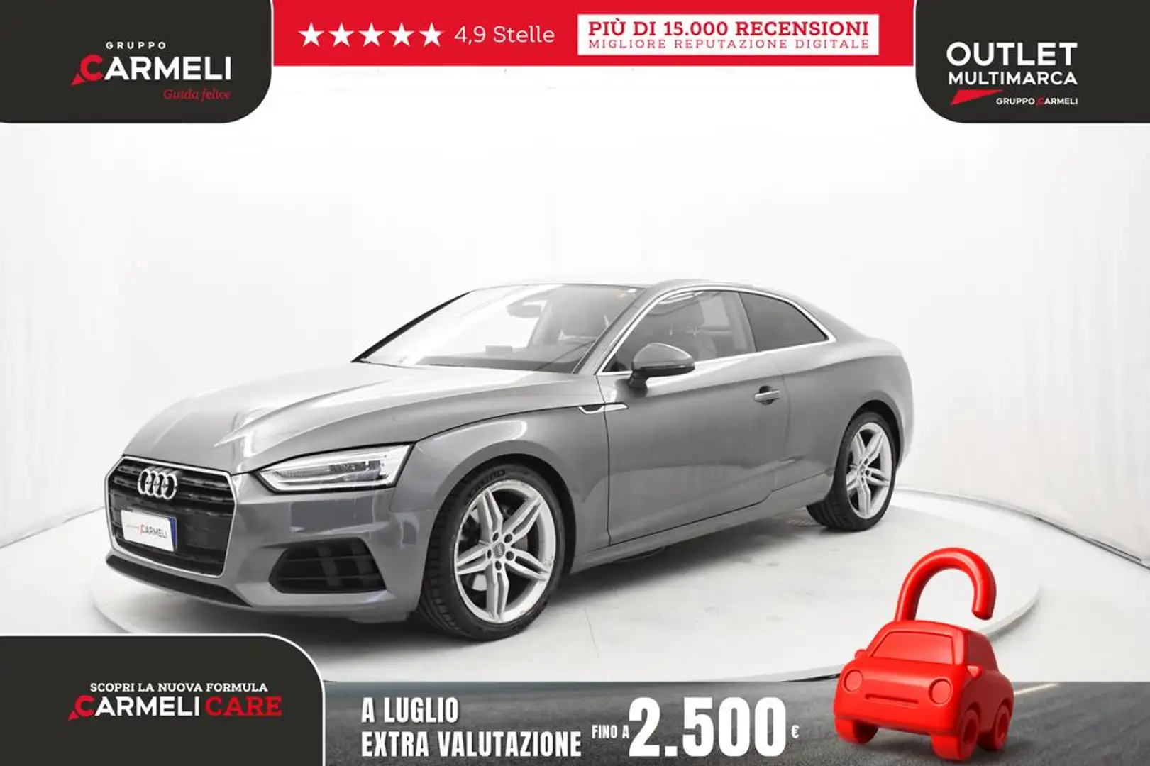 Audi A5 Coupe 40 2.0 tdi Business 190cv s-tronic Grigio - 1
