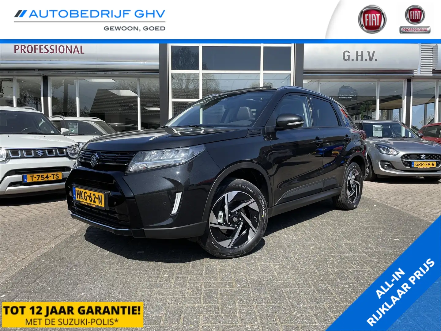 Suzuki Vitara 1.4 Boosterjet 129PK Smart Hybrid Style | Panorama Schwarz - 1