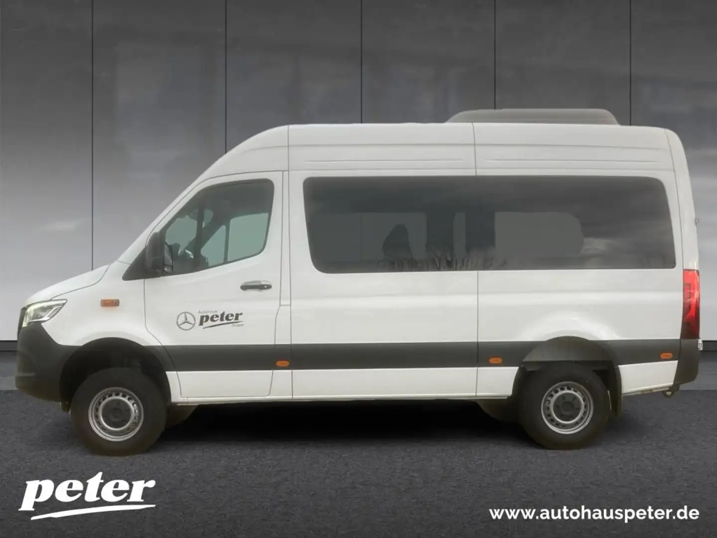 Mercedes-Benz Sprinter 319 CDI 4X4 Mixto 9GT+STHZG+DISTR+LED+AHK Weiß - 2