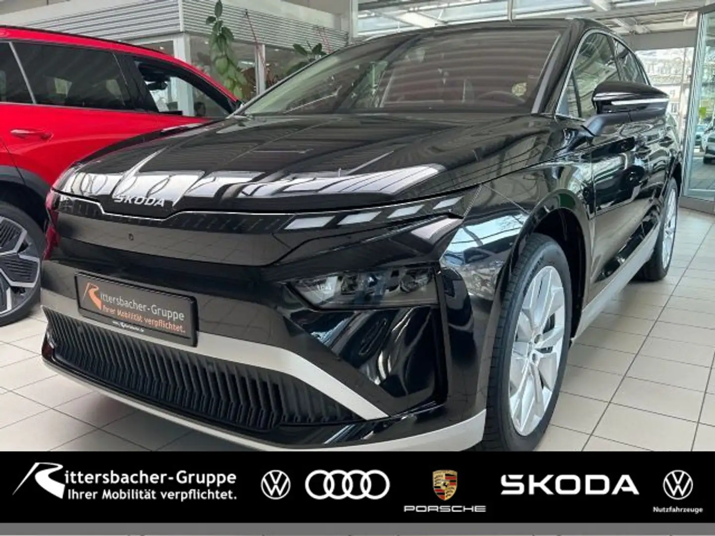 Skoda Enyaq 85 82 kWh Batterie Elektromotor 210 kW Ver Schwarz - 1