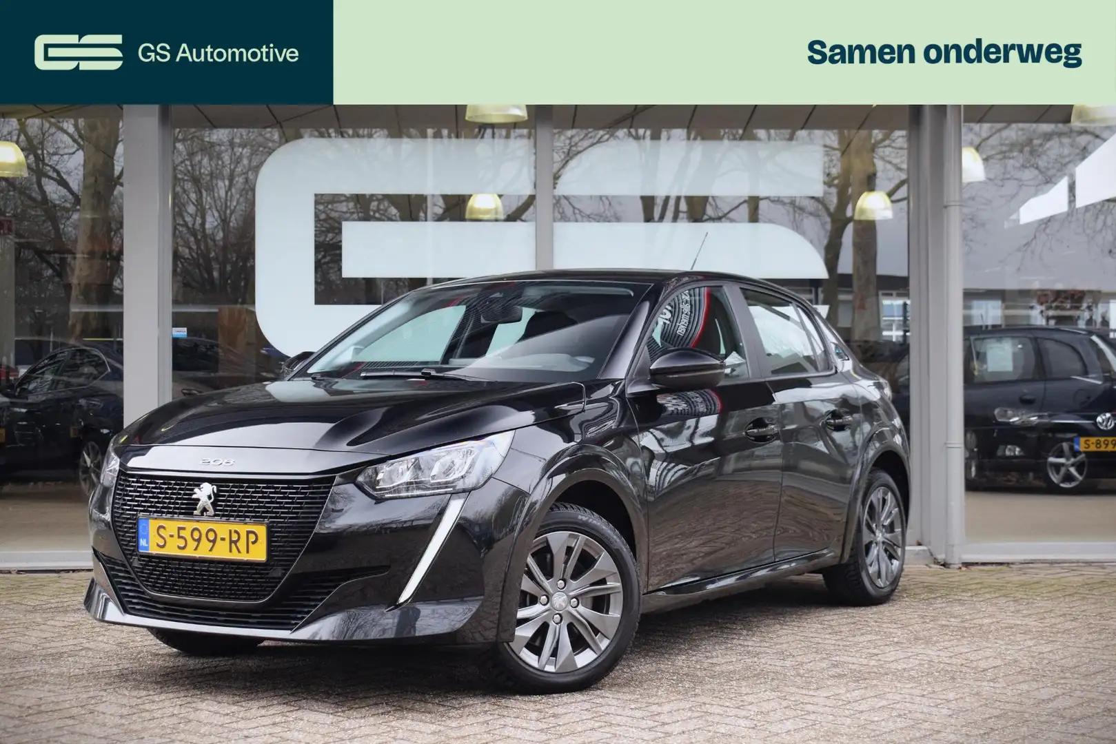 Peugeot e-208 EV Active Pack 50 kWh SOH94% NAV|AC|PDC|LMV Schwarz - 1