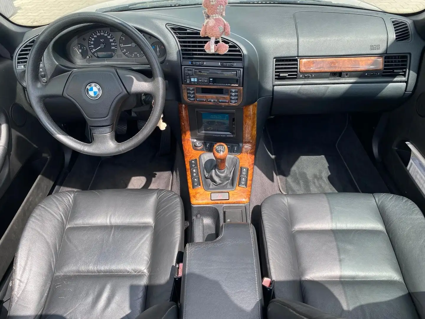 BMW 318 i Cabrio|E36|Orig.KM|NAVI|LEDER|ALPINE|KLIMA Bleu - 2