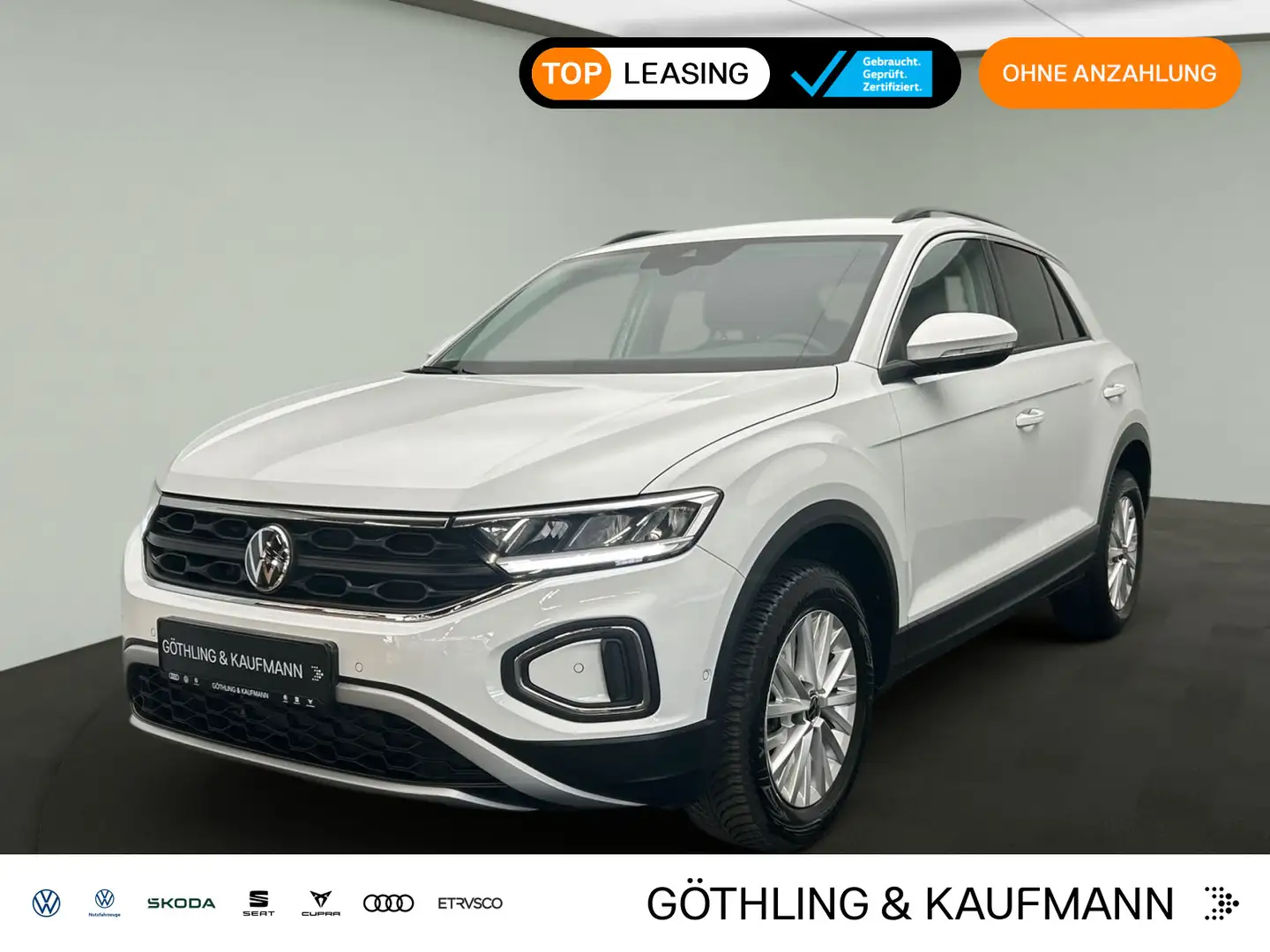 Volkswagen T-Roc Life 1.0 TSI *NAVI*SHZ*LED*VIRTUAL*SHZ* Wit - 1