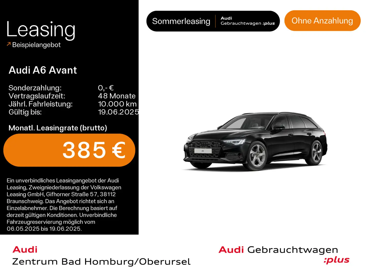 Audi A6 Sport advanced 35 TDI*Navi*Matrix*Alu*A Schwarz - 1