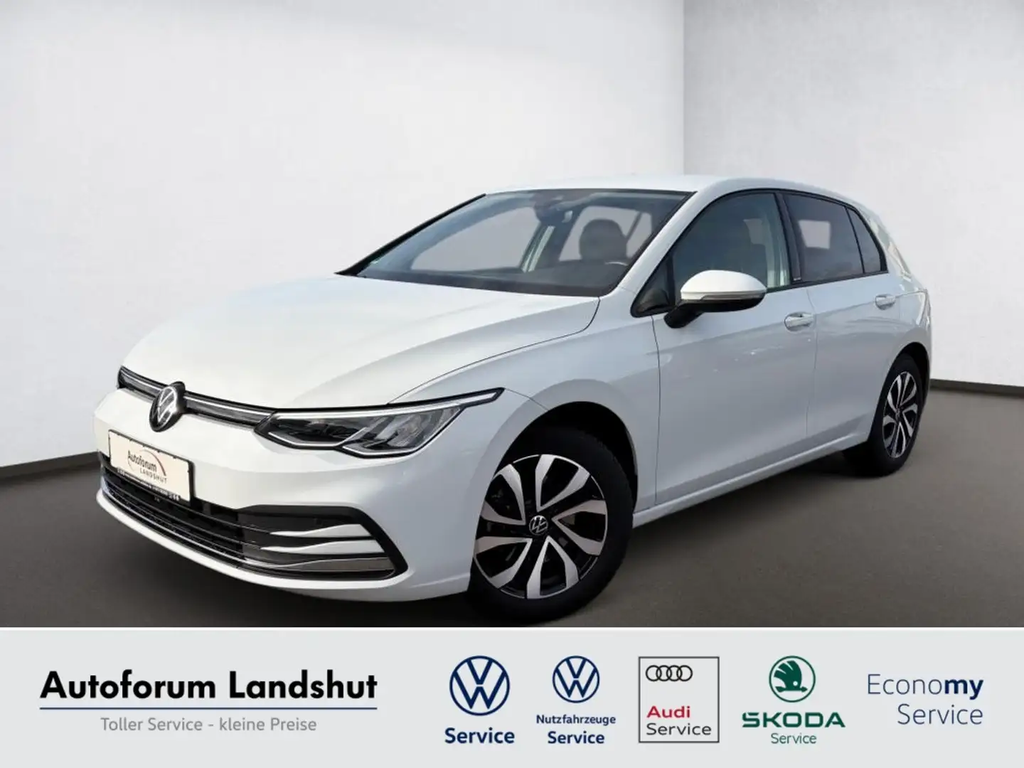 Volkswagen Golf VIII 2.0 TDI Active NAVI/LED/KAMERA/AHK/MFL Blanc - 1