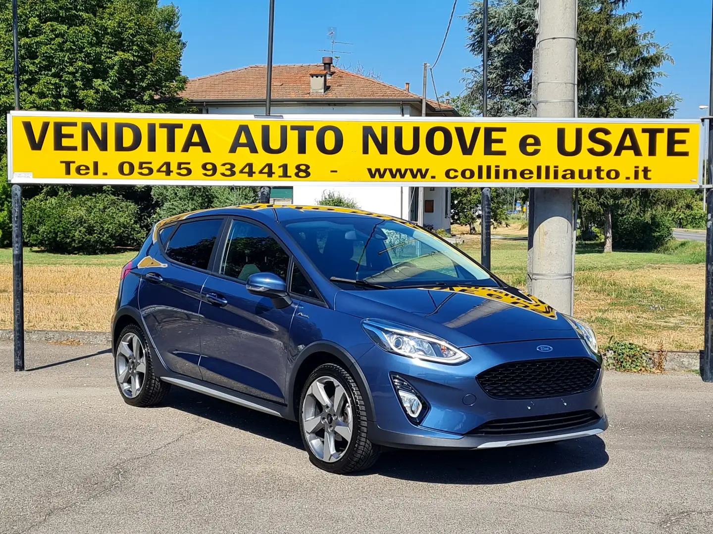 Ford Fiesta Active 1.0 Ecoboost 86 CV Neopatentati Blu/Azzurro - 2