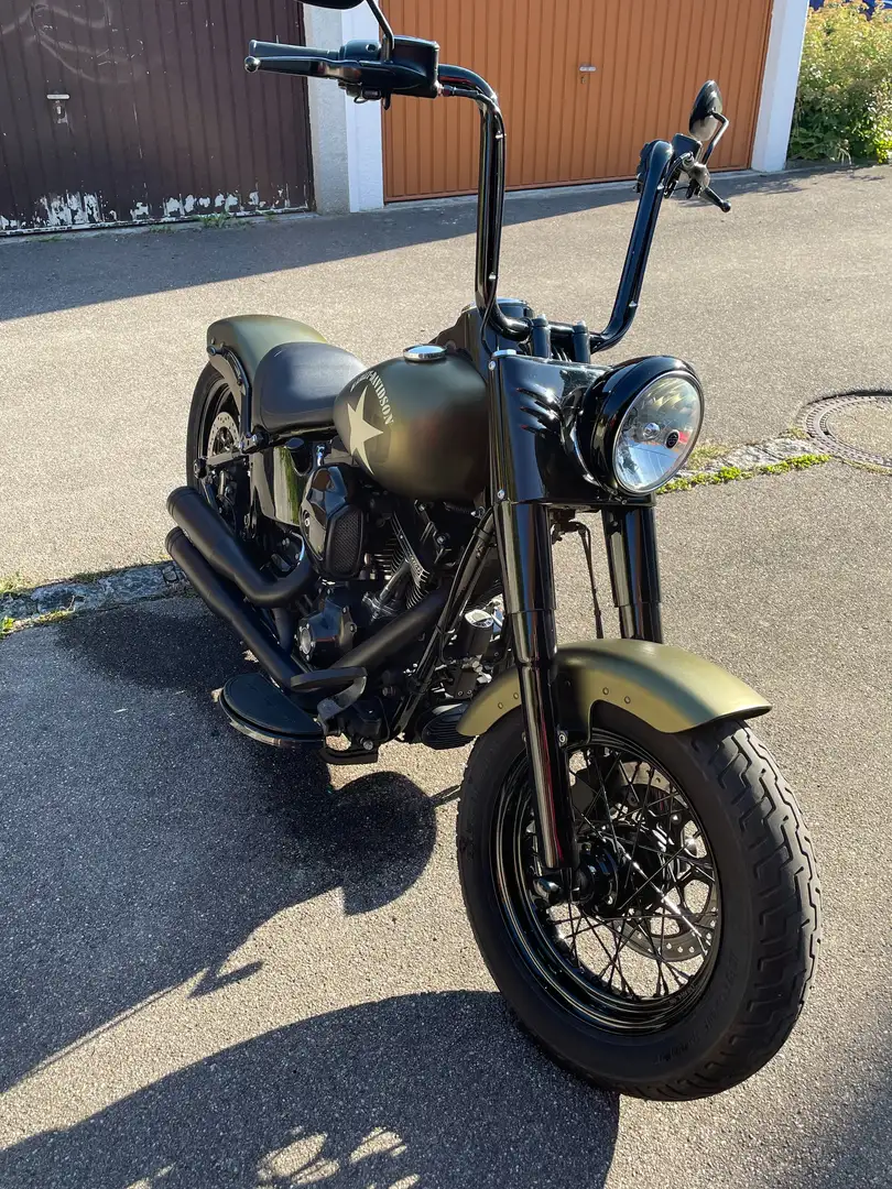 Harley-Davidson Softail Slim zelena - 1