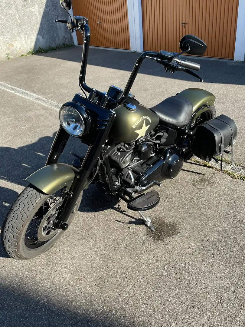 Harley-Davidson Softail Slim zelena - 2