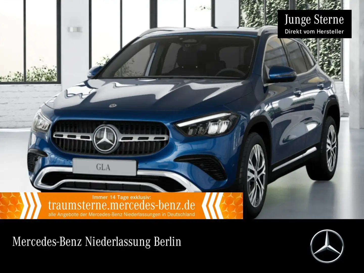 Mercedes-Benz GLA 250 e PROGRESSIVE+360°+AHK+LED+TOTW+KEYLESS Blau - 1