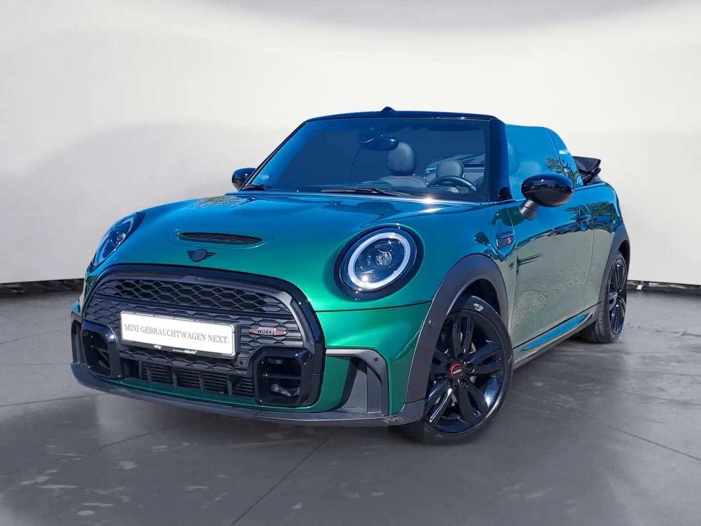 MINI Cooper S Cabrio JCW Trim Aut. Navi RFK HiFi Lede Grün - 2