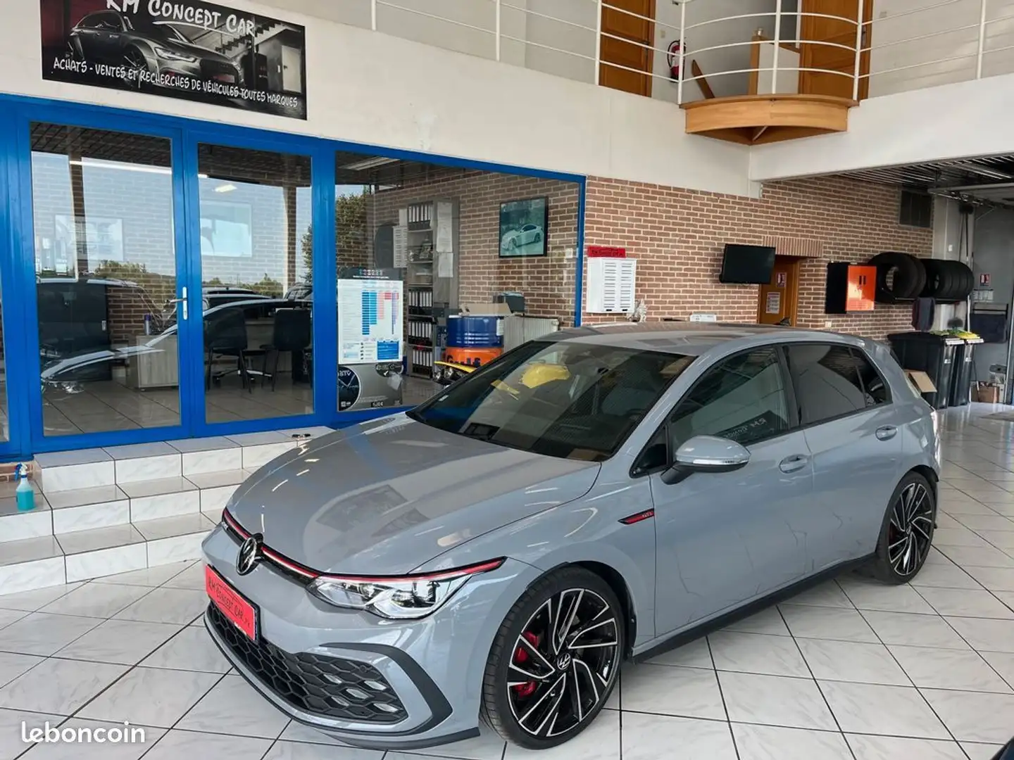 Volkswagen Golf VIII GTI 2.0 TSI DSG 245CH GPS-LED-VIRTUAL-IQ LIGH Gris - 1