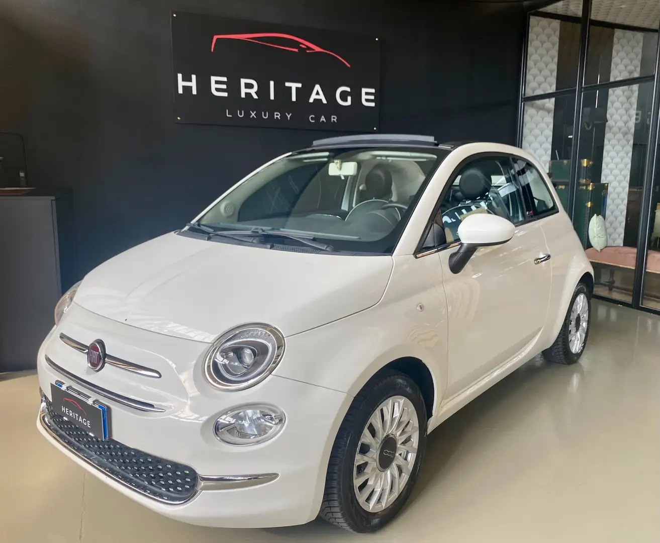 Fiat 500C 500 1.2 Lounge 69cv dualogic Bianco - 1