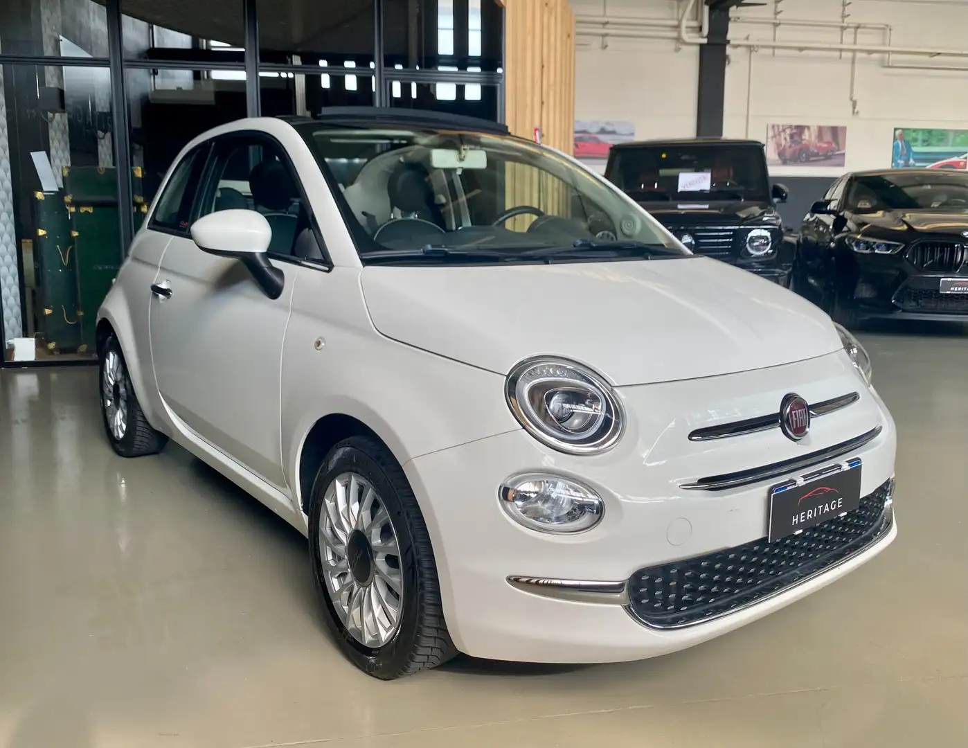 Fiat 500C 500 1.2 Lounge 69cv dualogic Bianco - 2