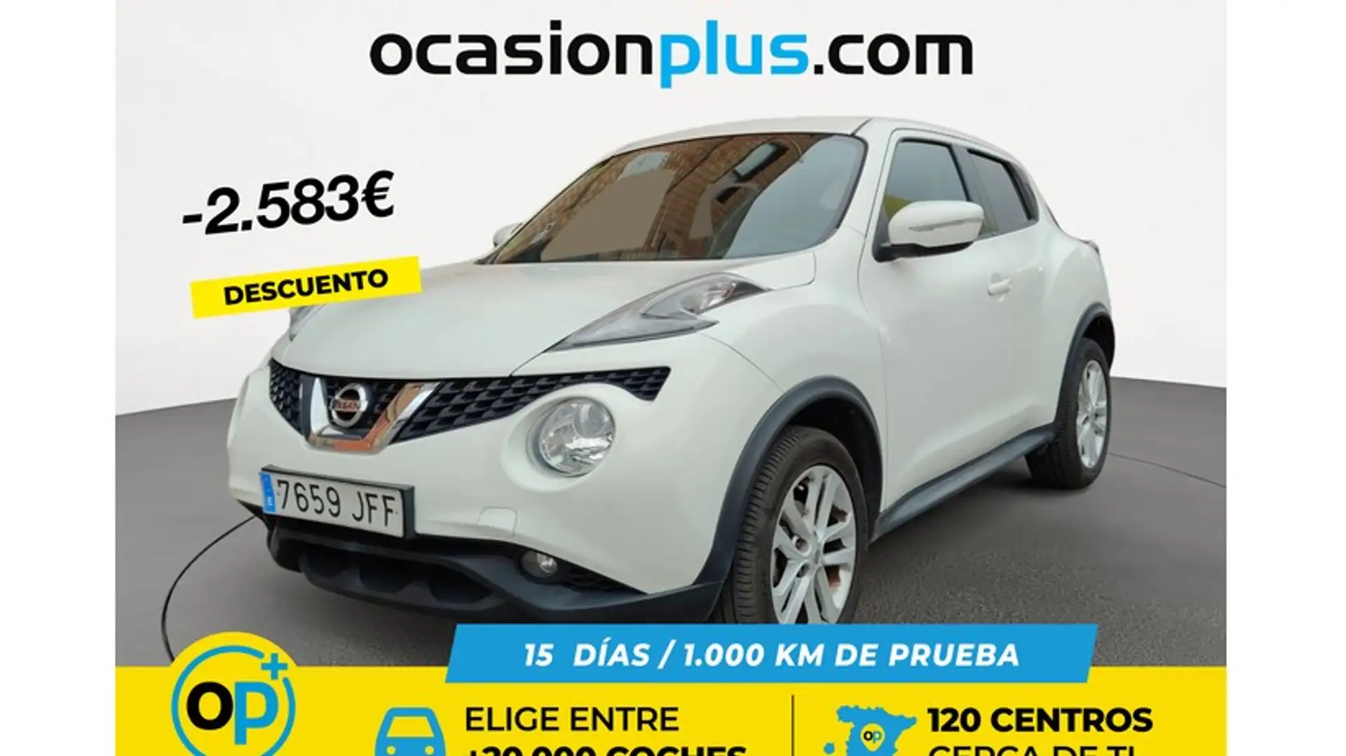 Nissan Juke 1.5dCi Acenta 4x2 Weiß - 1
