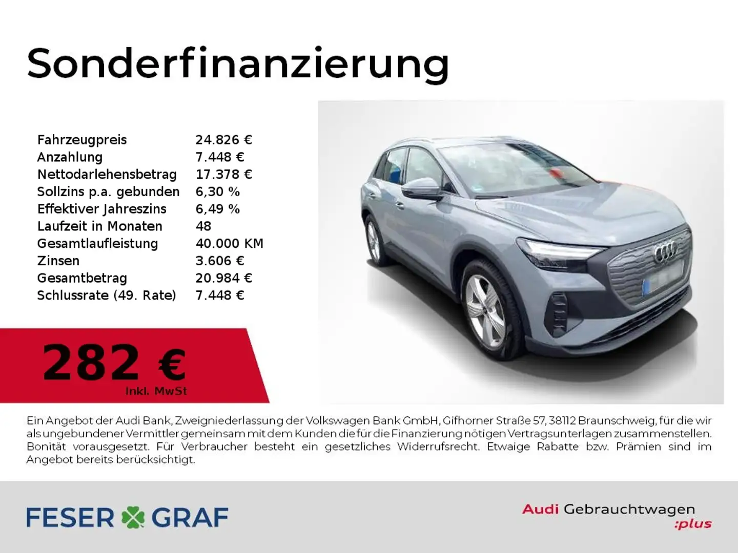 Audi Q4 e-tron 35 e-tron Smartpohne-Paket,Kamera,LED,Sitzhzg Grau - 1