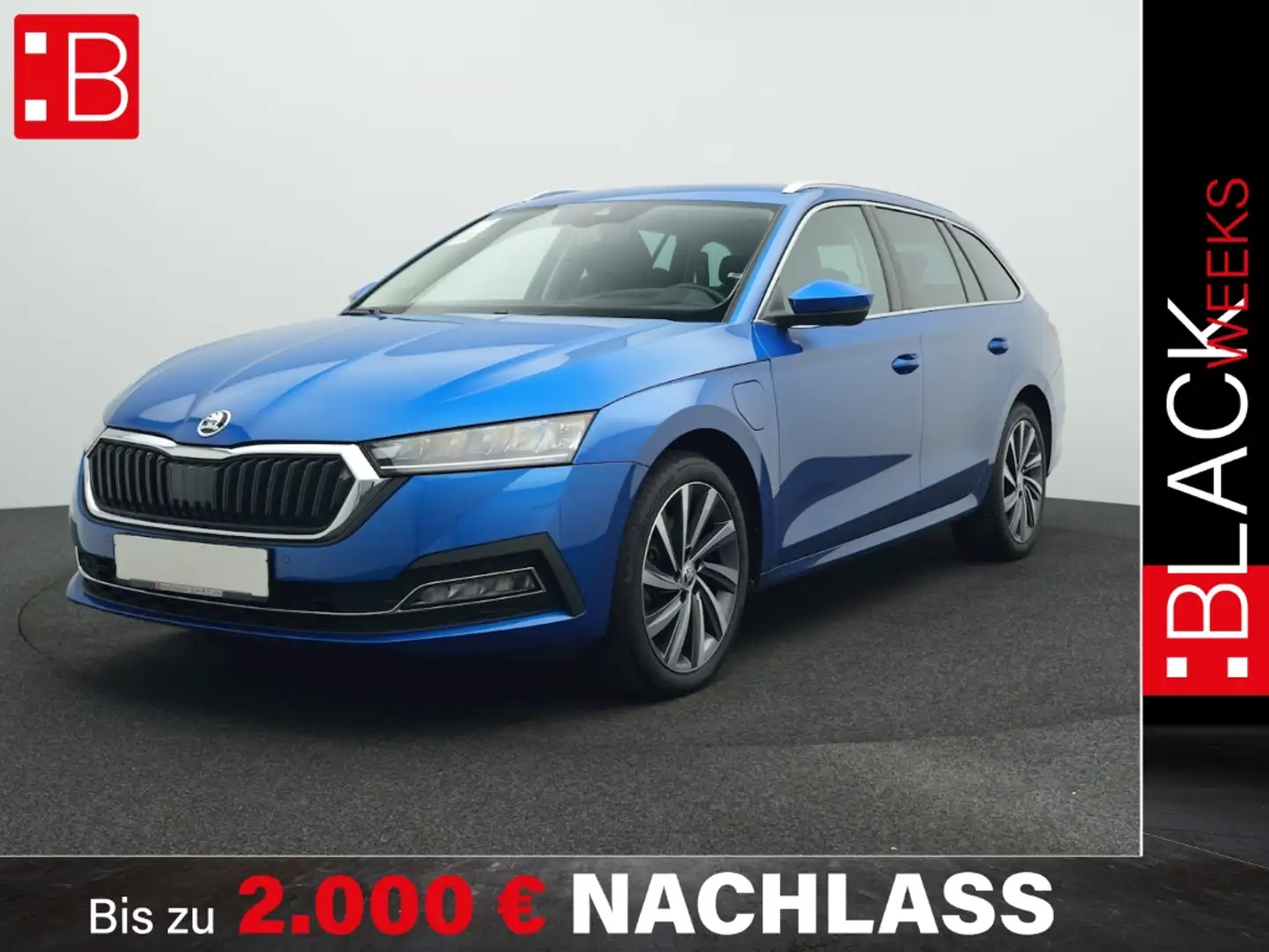 Skoda Octavia Combi 1.4 TSI iV DSG AHK NAVI HuD LED ACC Blau - 1