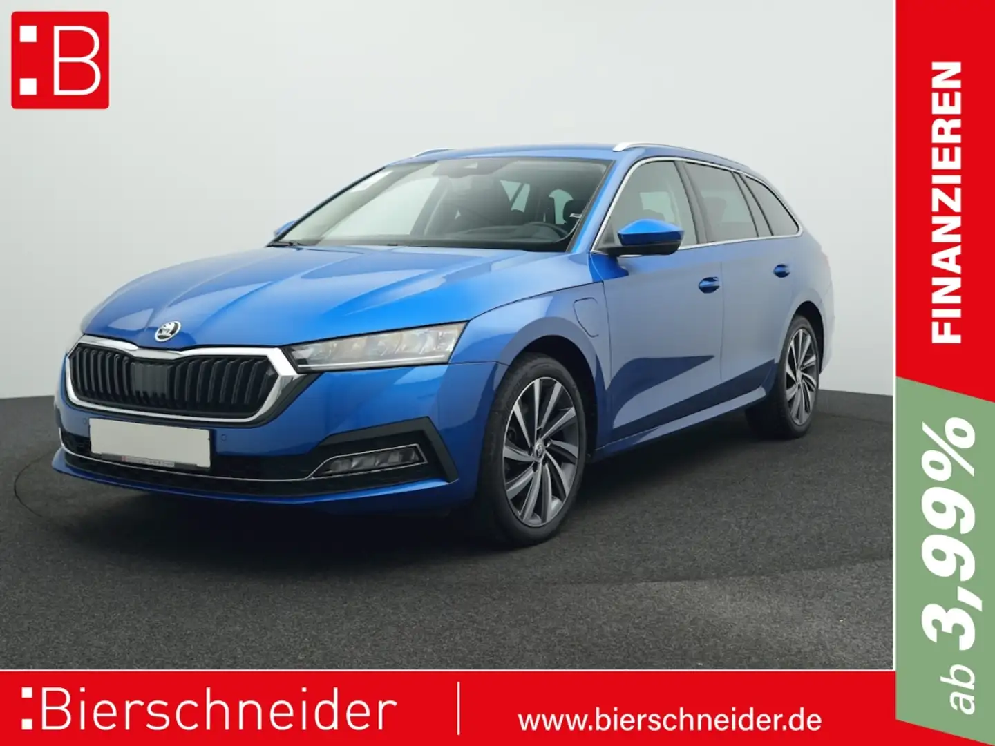 Skoda Octavia Combi 1.4 TSI iV DSG AHK NAVI HuD LED ACC Blau - 1