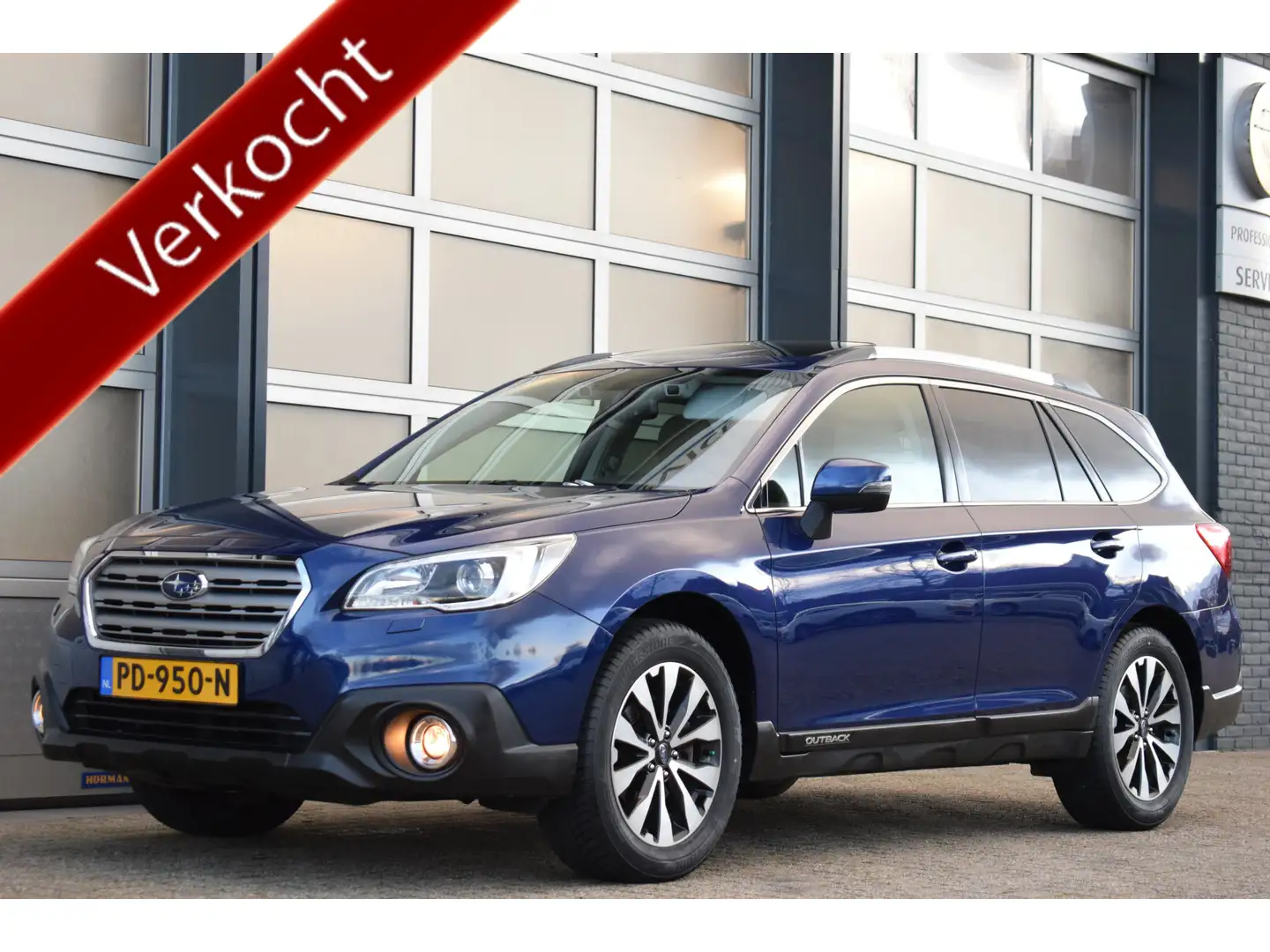 Subaru OUTBACK 2.5i Premium OrigNL | Dakje | NAP | Leer | Eyesigh Modrá - 1