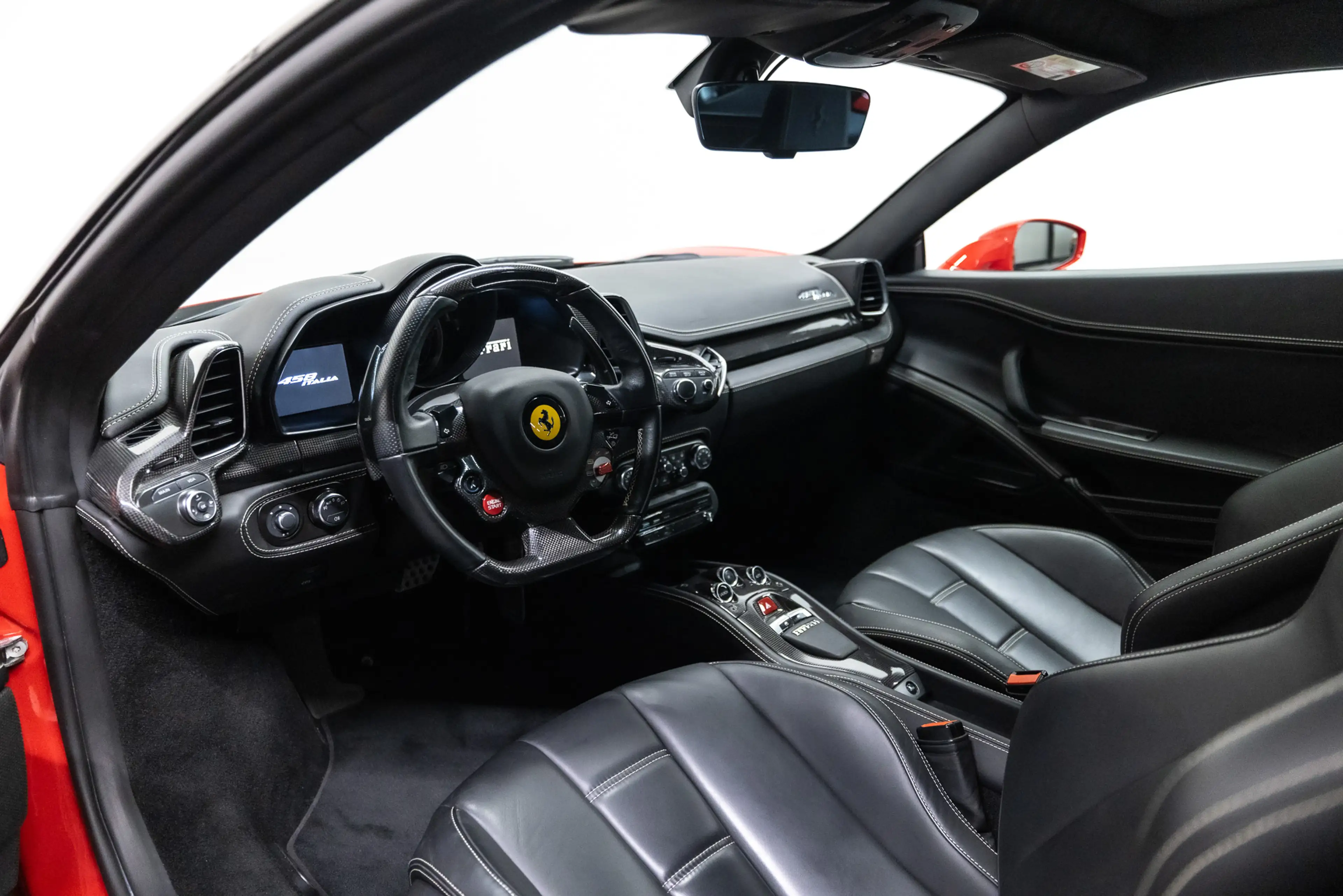 Ferrari 458 4.5 V8 Italia BTW auto, Rosso Corsa, Carbon, Origi — photo 8