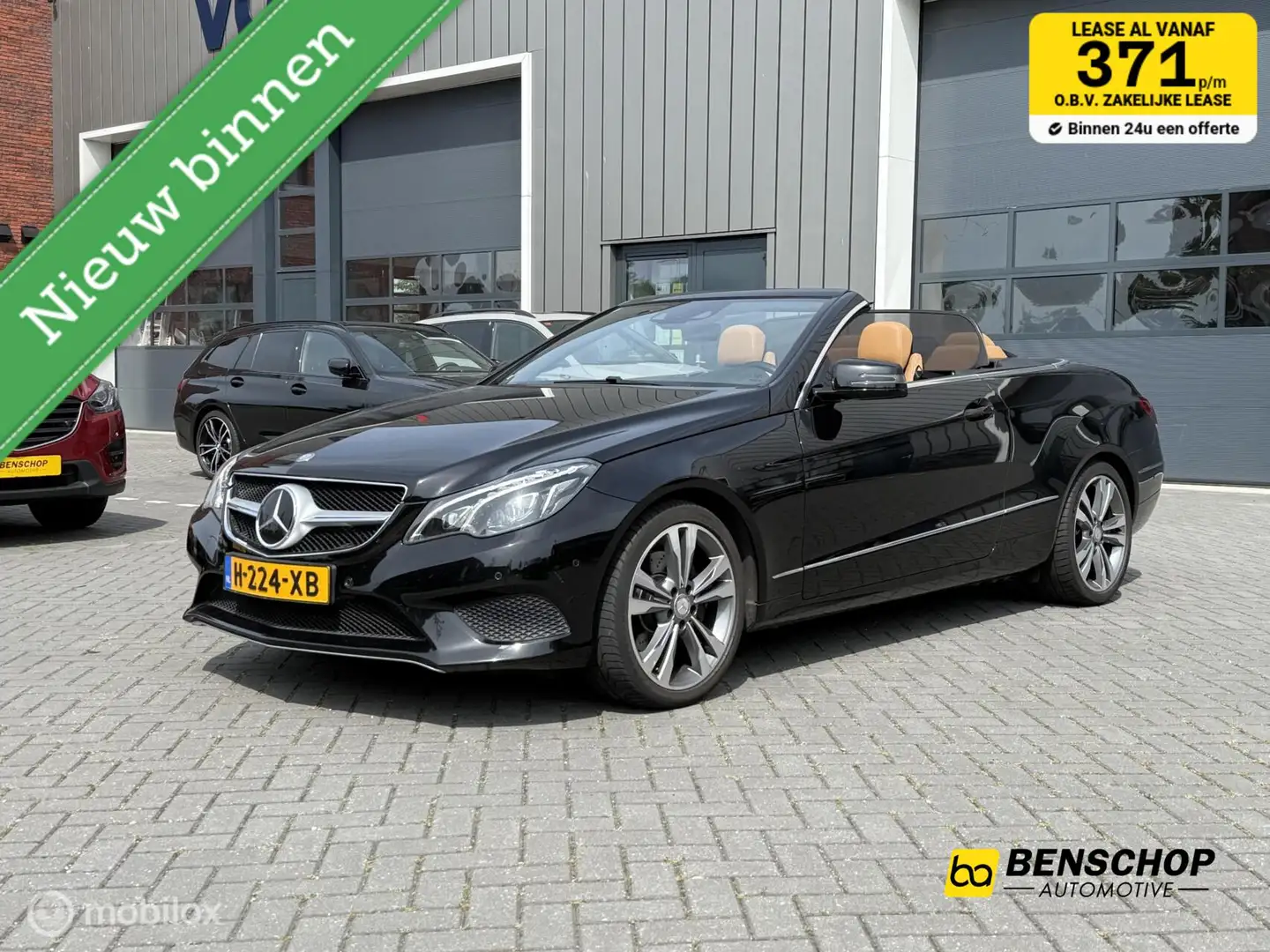 Mercedes-Benz E 350 Cabrio Prestige Comfortstoelen Leder Memory Koelin Zwart - 1
