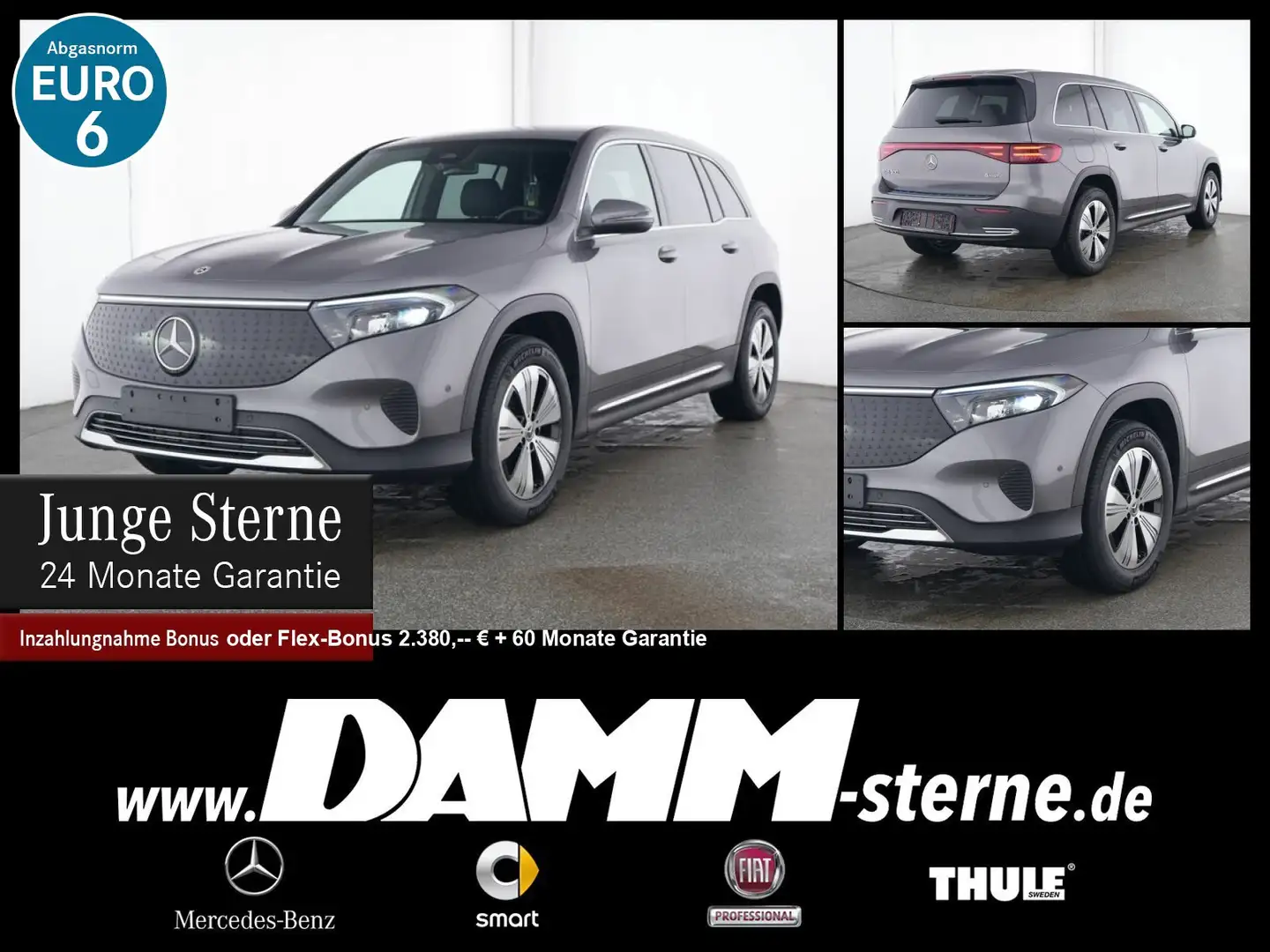 Mercedes-Benz EQB 300 EQB 300 4M Progressive/7-Sitze/WDG/CarPlay/+Flex Grau - 1