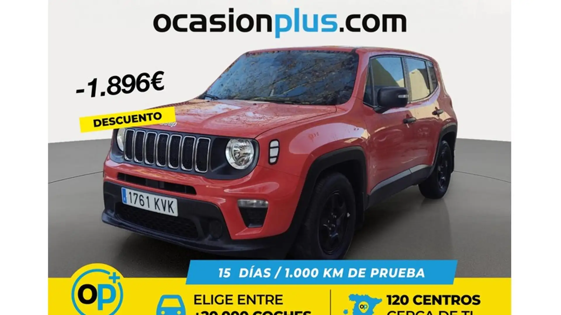 Jeep Renegade 1.0 Sport 4x2 Naranja - 1