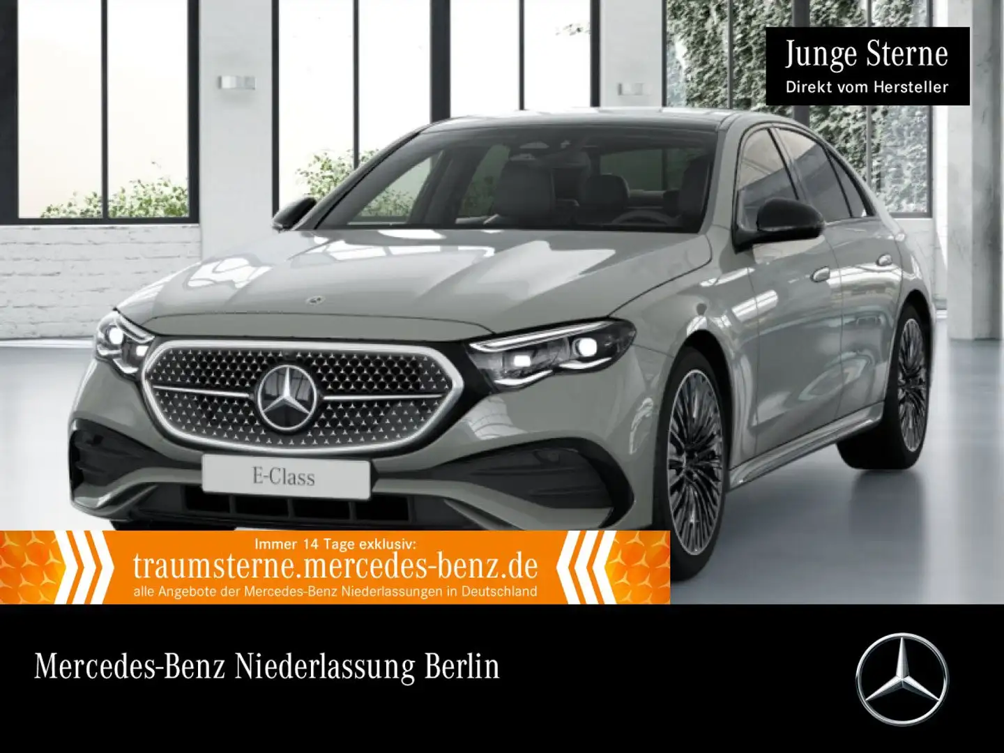 Mercedes-Benz E 220 d AMG 360° Pano Burmester Sitzklima Night 9G Grau - 1
