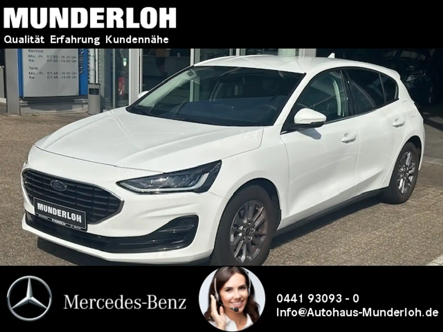 Ford Focus 1.0 EcoBoost Mild-Hybrid Titanium S/S (EURO Weiß - 1