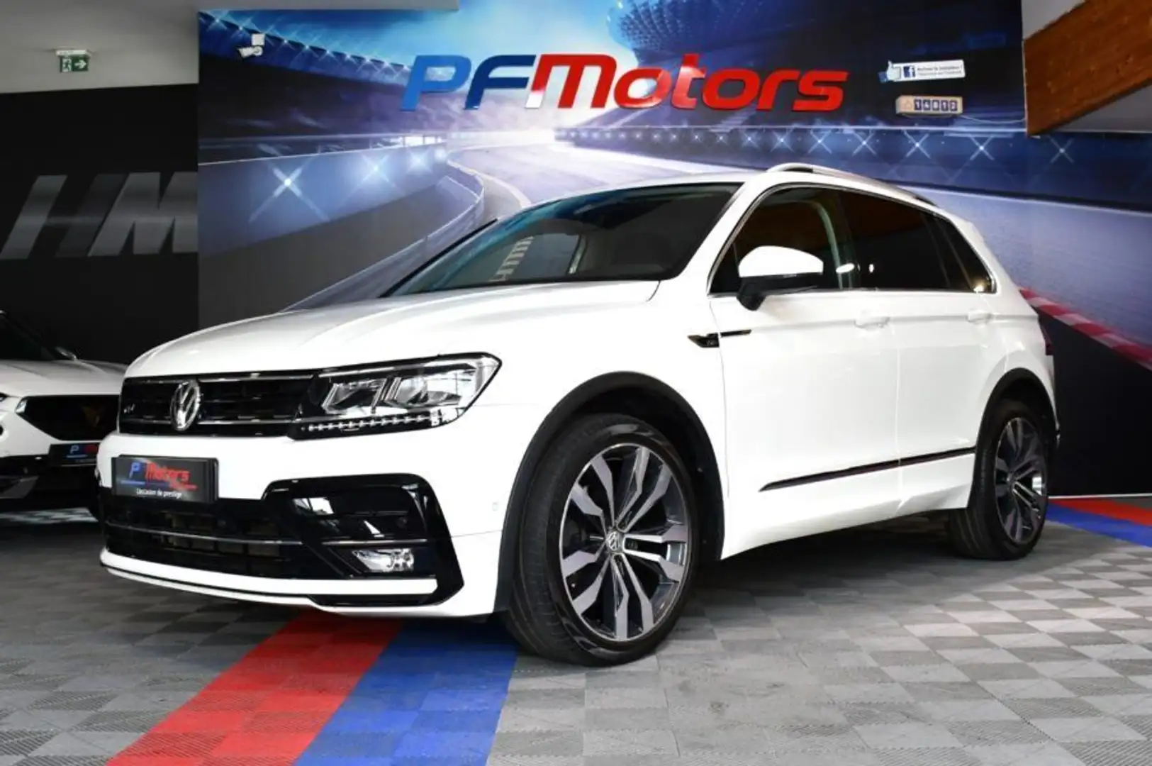Volkswagen Tiguan R-Line Carat Exclusive 2.0 TDI 190 DSG 4Motion GPS Blanc - 1