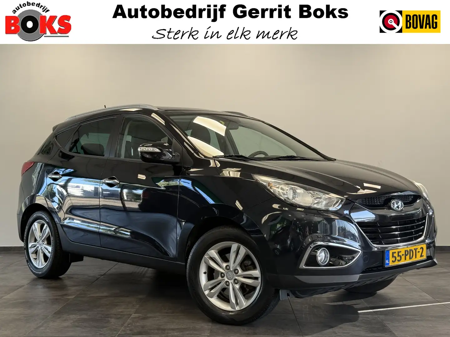 Hyundai iX35 2.0i i-Catcher stoelverwarming cruise control clim Zwart - 1