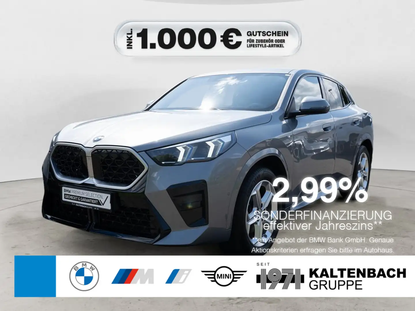 BMW X2 sDrive 18d M-Sport AHK LED AKTIVSITZE NAVI Gris - 1