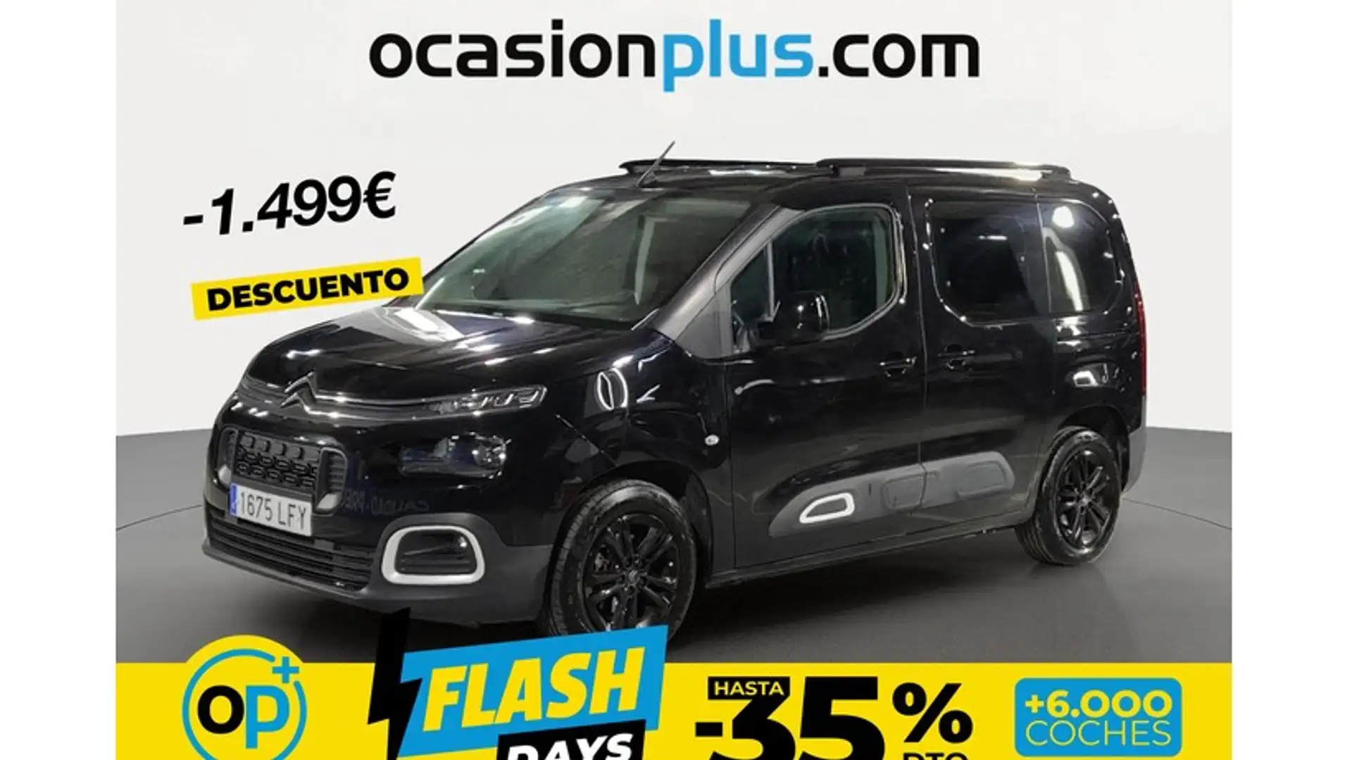 Citroen Berlingo BlueHDi S&S Talla M Feel 100 Schwarz - 1