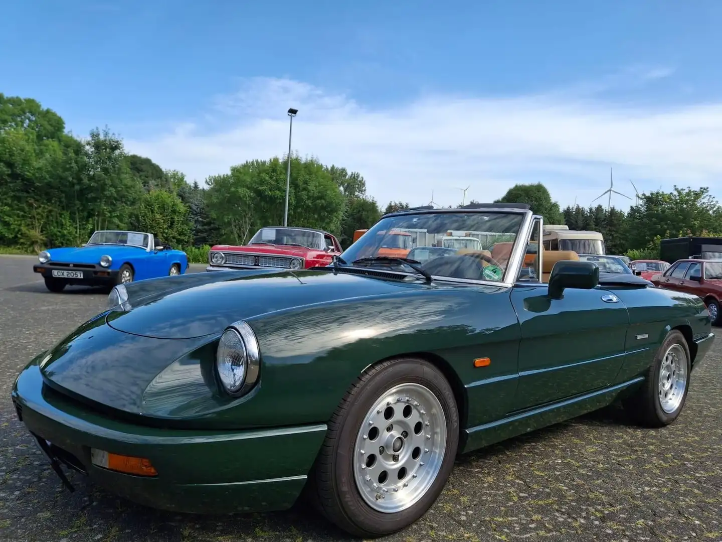 Alfa Romeo Spider Alfa Romeo 115 Spider Cabrio Vert - 1