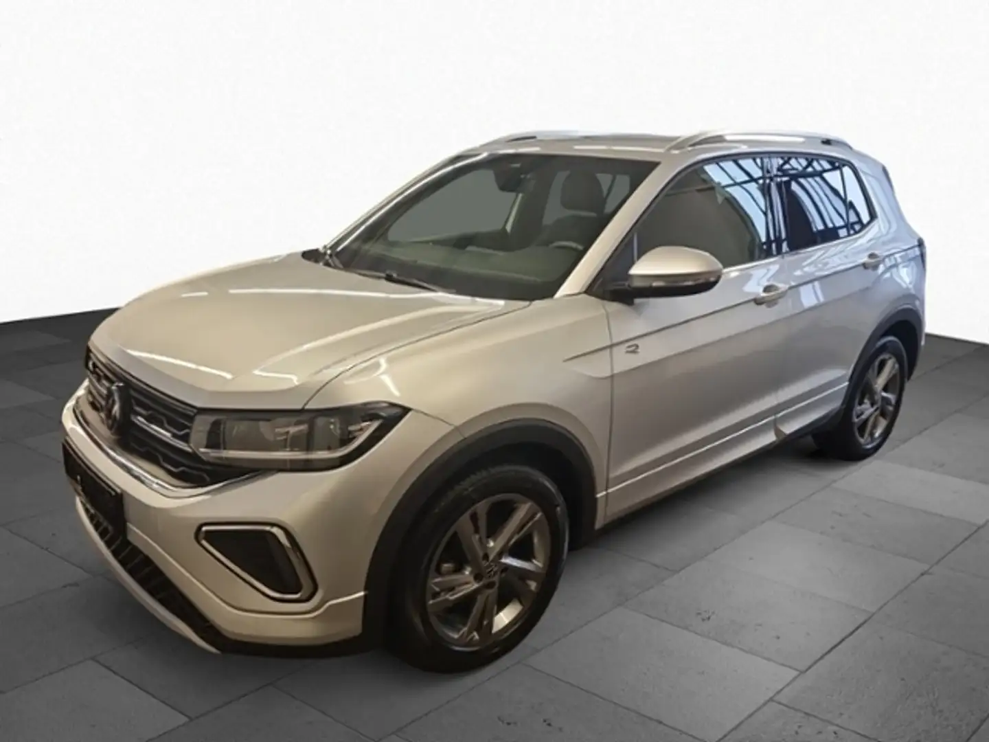 Volkswagen T-Cross 1.0 TSI R-LINE KAMERA NAVI AHK KLIMA LED-MATRIX S Argento - 2