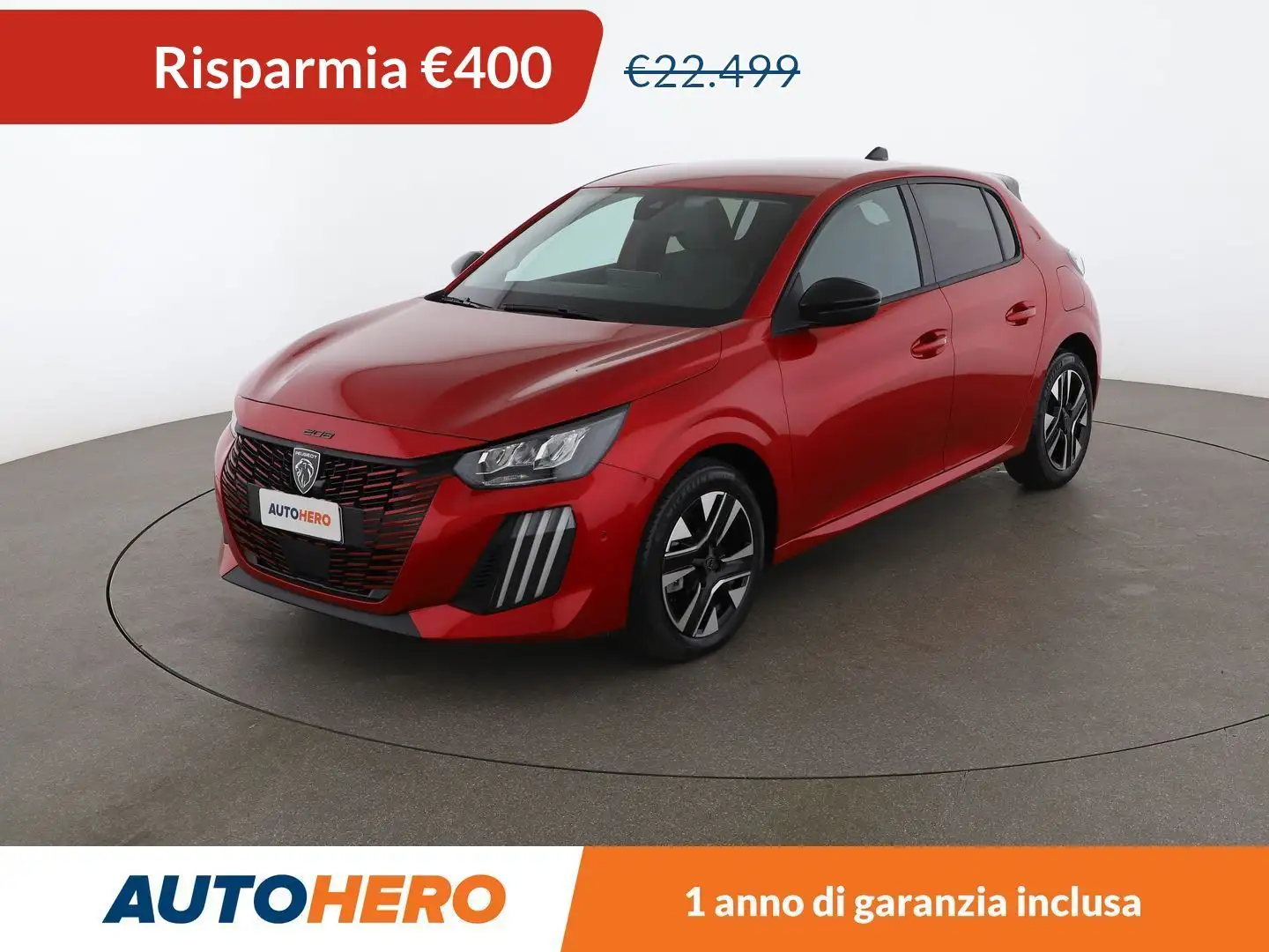 Peugeot 208 1.2 Mild-Hybrid Allure MHEV Rosso - 1
