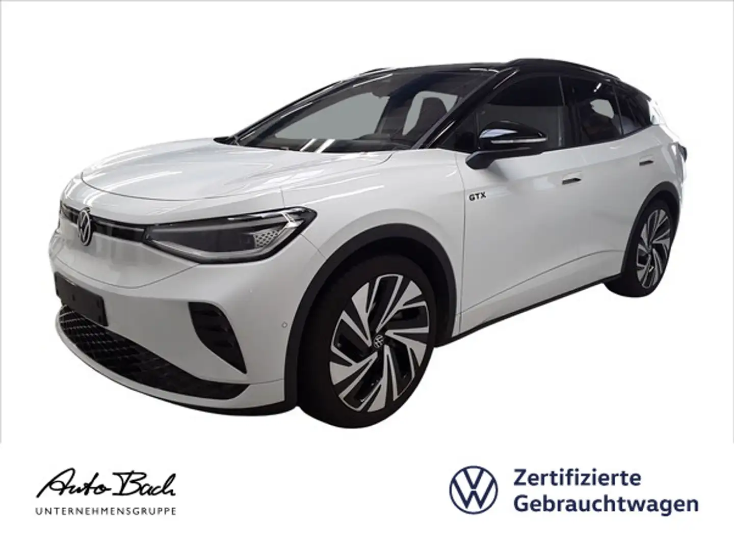 Volkswagen ID.4 GTX, Panoramadach, LED-Matrix, Navi, Area V Weiß - 1