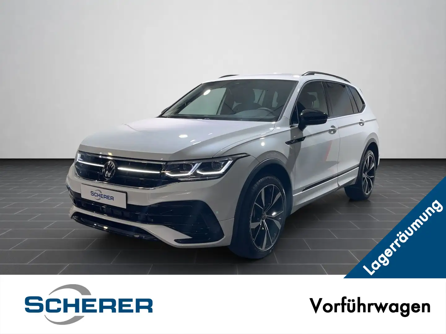 Volkswagen Tiguan Allspace R-Line 2,0 l TSI 4M 190 PS DSG7 Weiß - 1