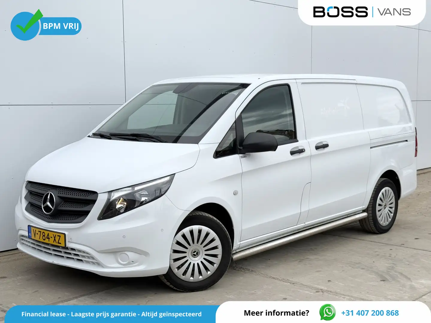 Mercedes-Benz Vito 114 CDI Automaat L2  2x Schuifdeur Airco Cruise Co Wit - 1