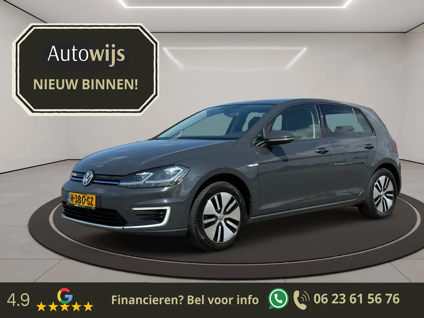 Volkswagen e-Golf E-DITION|Carplay|PDC|Adaptief Cruise|Navi Grijs - 1