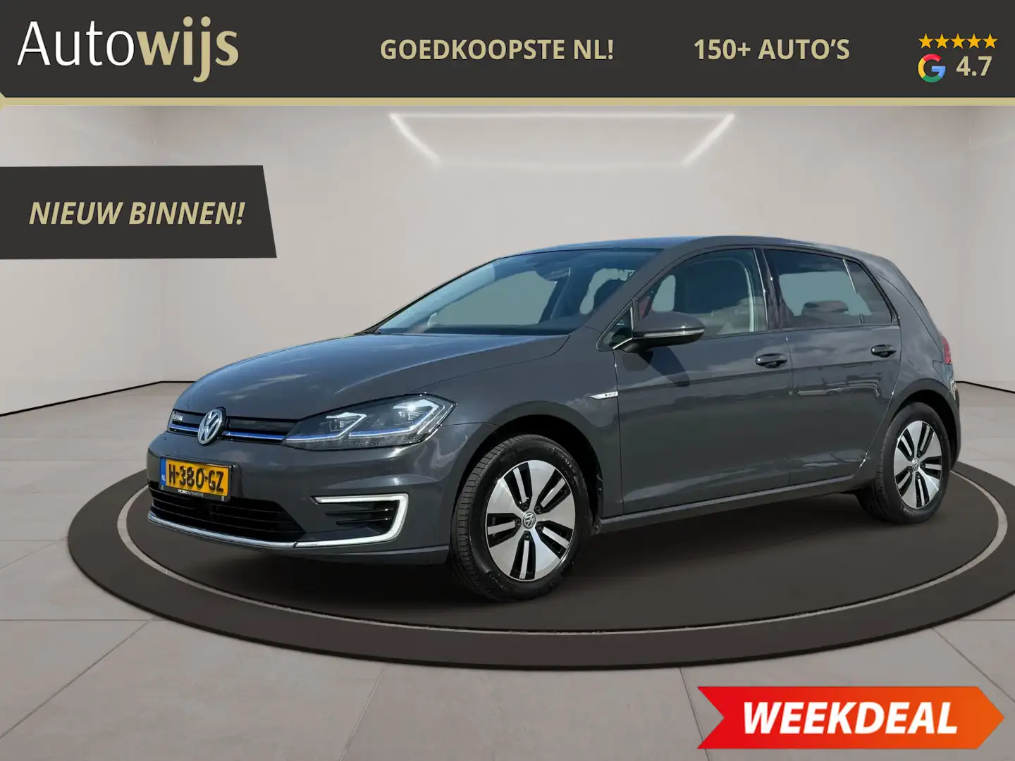 Volkswagen e-Golf E-DITION|Carplay|PDC|Adaptief Cruise|Navi Gris - 1