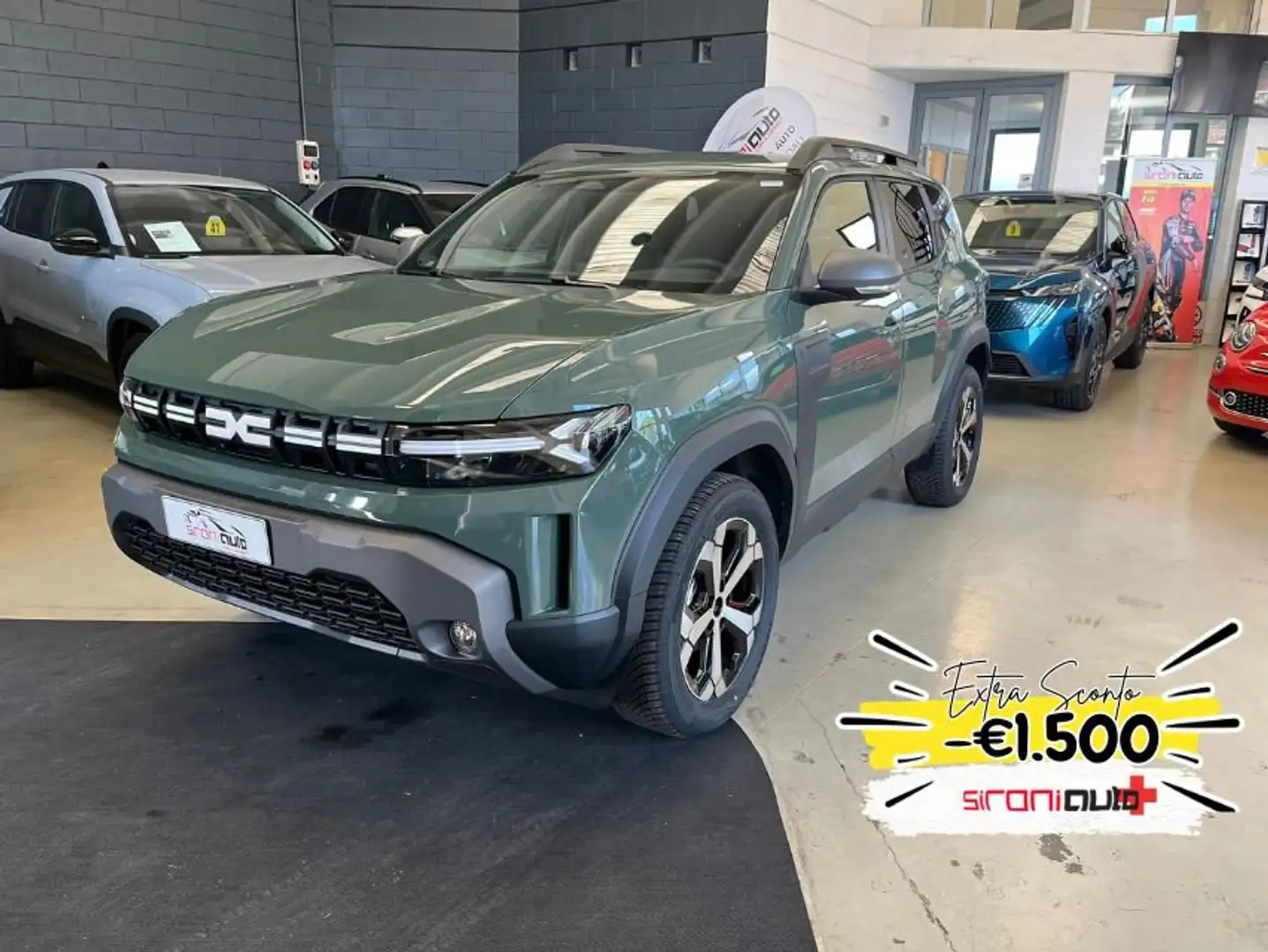 Dacia Duster Duster Tce 130 CV MHEV  4x4 Journey - PROMO SIRON Vert - 1