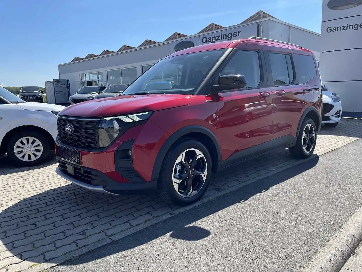 Ford Tourneo Courier Active Automatik, 5 JAHRE GARANTIE+LED+KAMERA+PDC+ Rot - 1