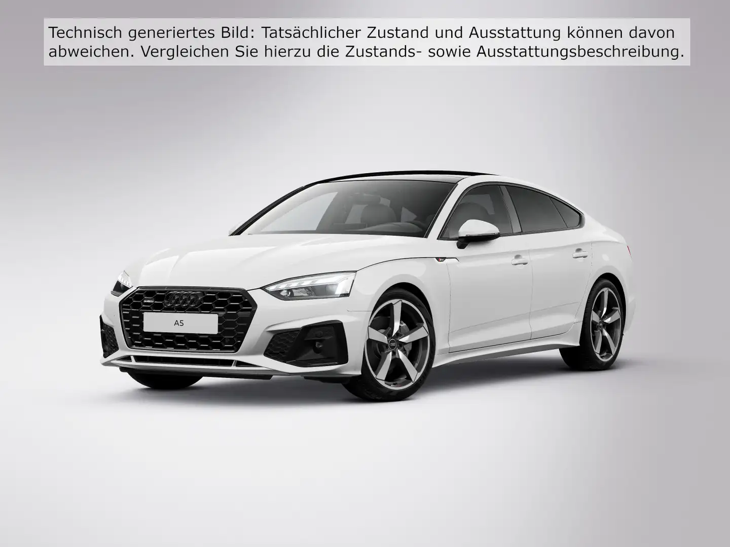 Audi A5 S line 40 TFSI quattro Pano Matrix Weiß - 2
